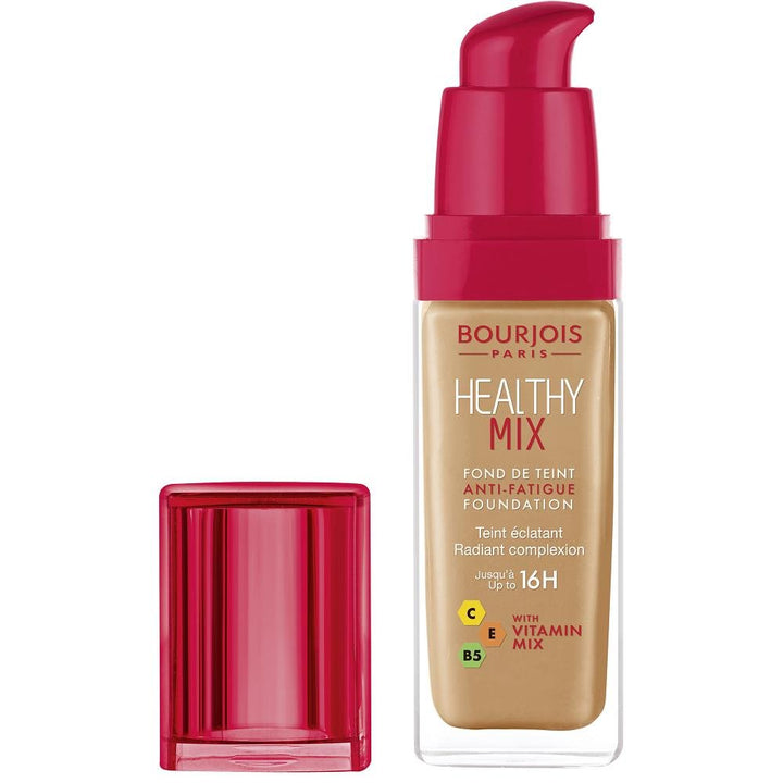 Bourjois- Healthy Mix Anti-Fatigue. Foundation. 57 Dark tan. 30 ml – 1 fl oz