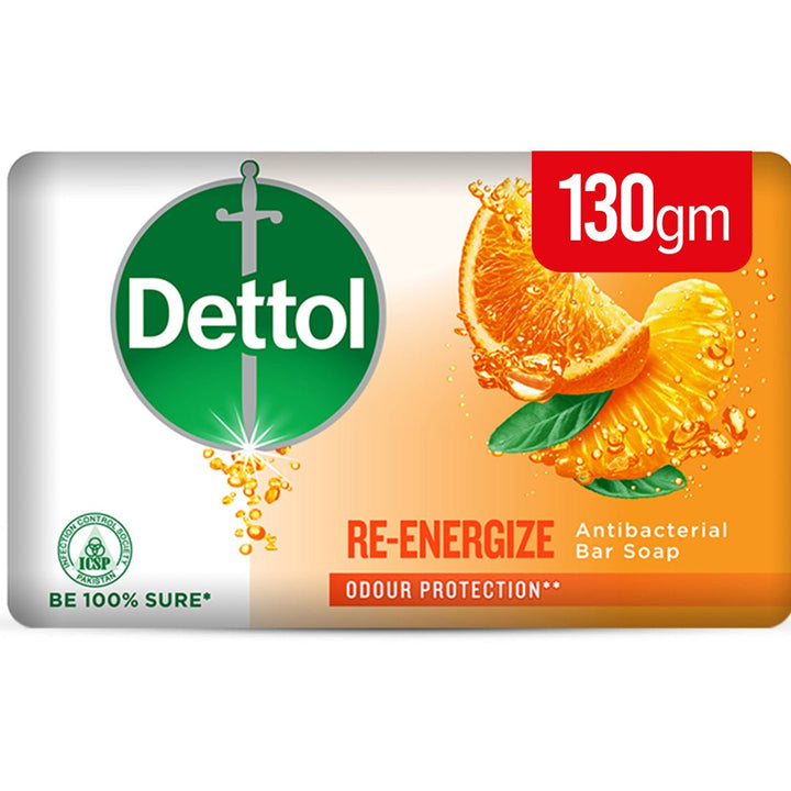 Dettol- Re-energize Soap, 130g