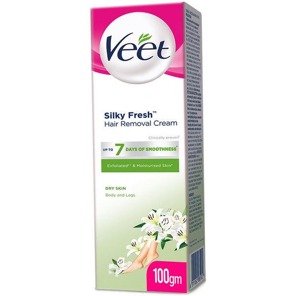 Veet Silk & Fresh Hair Removal Cream for Dry Skin 100g