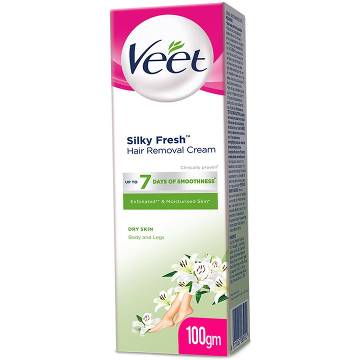 Veet Silk & Fresh Hair Removal Cream for Dry Skin 100g