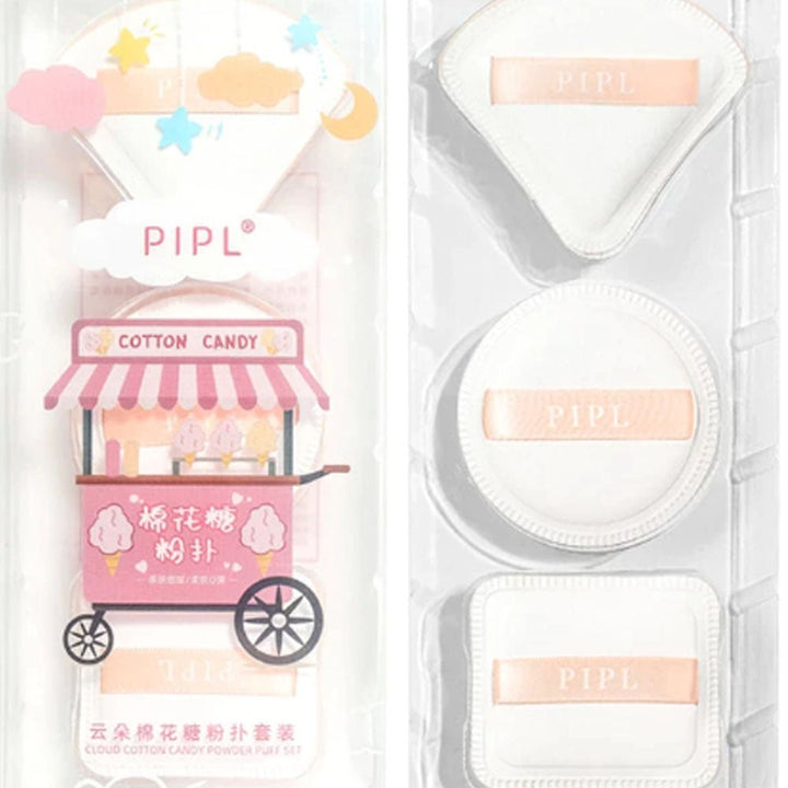 Beauty Tool- Sweet Beauty Cotton Candy Air Cushion Powder Puff Pack of 3