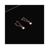Zardi- Gold Star Drop earring