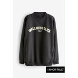 (Minor Fault) Black Oversized Sweatshirt