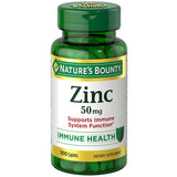Nature's Bounty Zinc 50mg 100 tablets