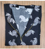 Sleep Dove- Catty Cat Fabric Boski Linen