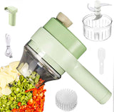 Home.co- 4 In 1 Handheld Electric Vegetable Cutter