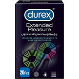 Durex Condoms Extended Pleasure Longer Lasting Timing Condoms 20s