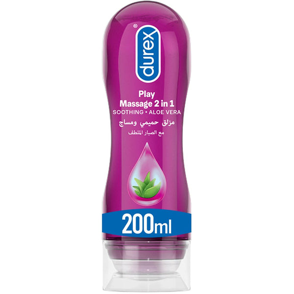 Durex- Lubes 200ml Play 2 in 1 Massage- Aloe Vera