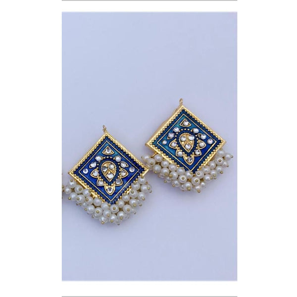 Jewels By Noor- Kundan Gajra earrings