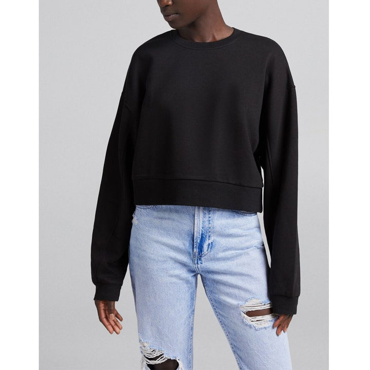 Bershka- Hooded Sweatshirt with Visible Seams