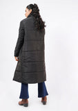 Nine90nine- Long Puffer Coat - Black