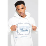 Montivo - Limited Edition White Printed Hoodie