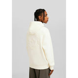Montivo - Cream Hoodie with Back Embossed Logo