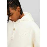 Montivo - Cream Hoodie with Back Embossed Logo