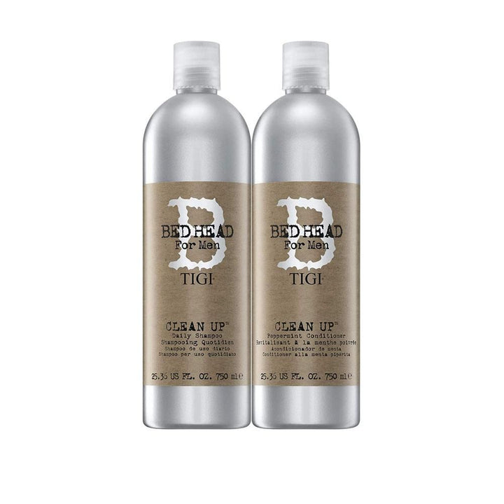 Tigi Bed Head- Shampoo & Conditioner Clean Up Twin Pack, 2x 750 Ml