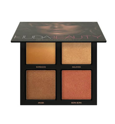 Huda beauty- The Bronze Sands Edition 3D Highlight Palette( 3 x 8g, 10g )