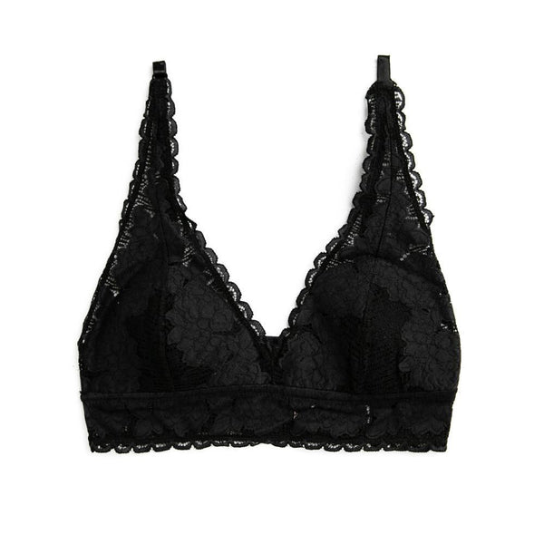 Koton- Laced Soft Bra - Black