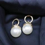 Mumuso- Brighton Baroque Pearl Earrings Gold
