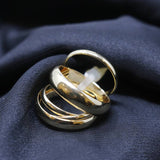 Mumoso- Brighton Metallic Ring Set (Gold)
