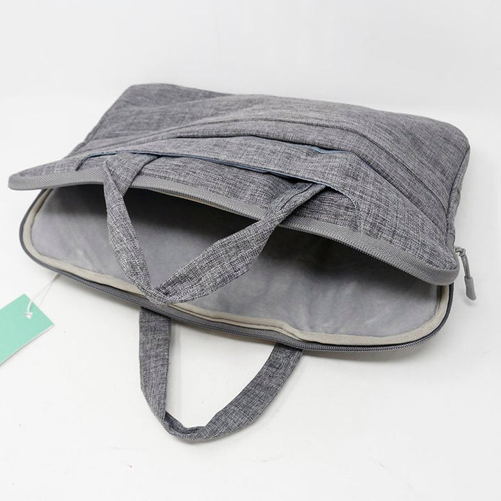 Mumuso- Logo Laptop Bag -Grey