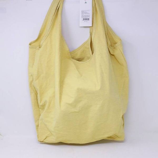 Mumuso- Large Capacity Tote Bag - Yellow