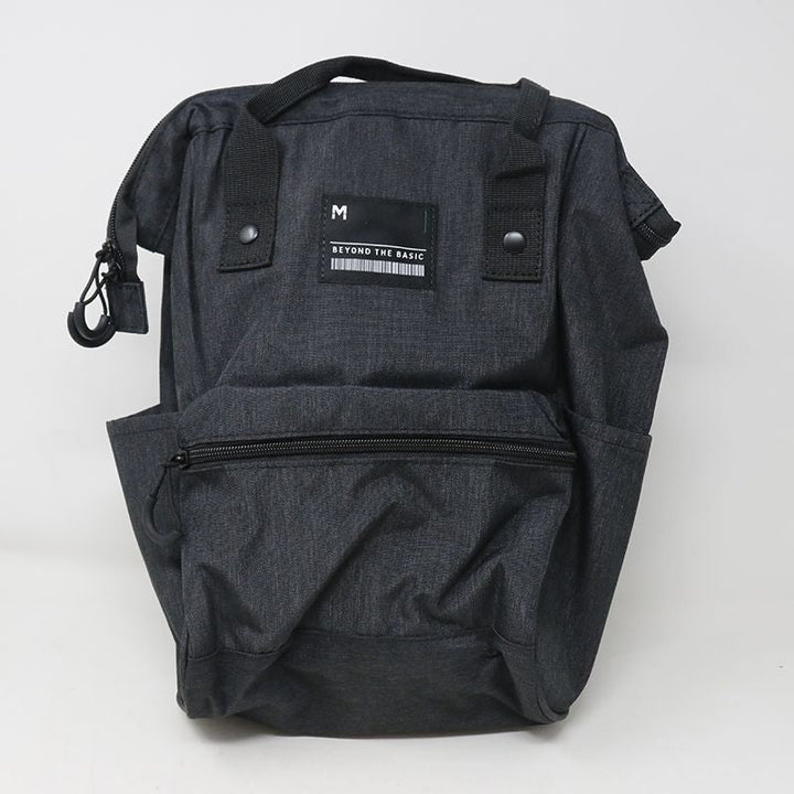 Mumuso- Logo Backpack -Large Capacity/Black