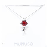 Mumuso- Red Fish Swarovski Necklace