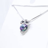Mumoso- Purple Crystal Swarovski Necklace