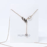 Mumoso- Golden Love Necklace