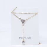 Mumoso- Golden Zircon Necklace