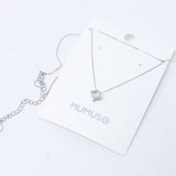 Mumoso- Silver Zircon Necklace