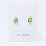 Mumuso- Green Circle Earrings