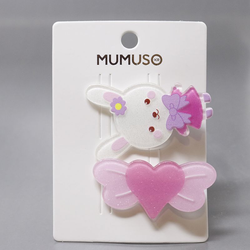 Mumuso- Childrens Fruits Fun Set - Big Rabbit Clips