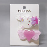 Mumuso- Childrens Fruits Fun Set - Big Rabbit Clips