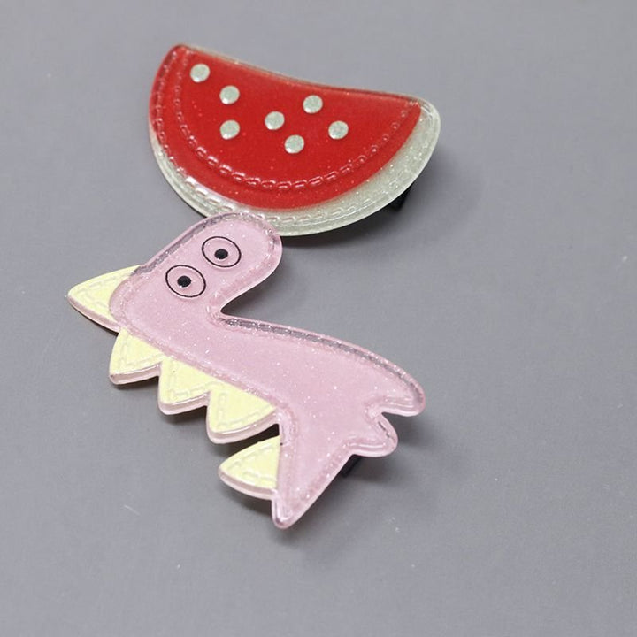 Mumuso- Childrens Fruits Fun Set - Big Dinasours Clips