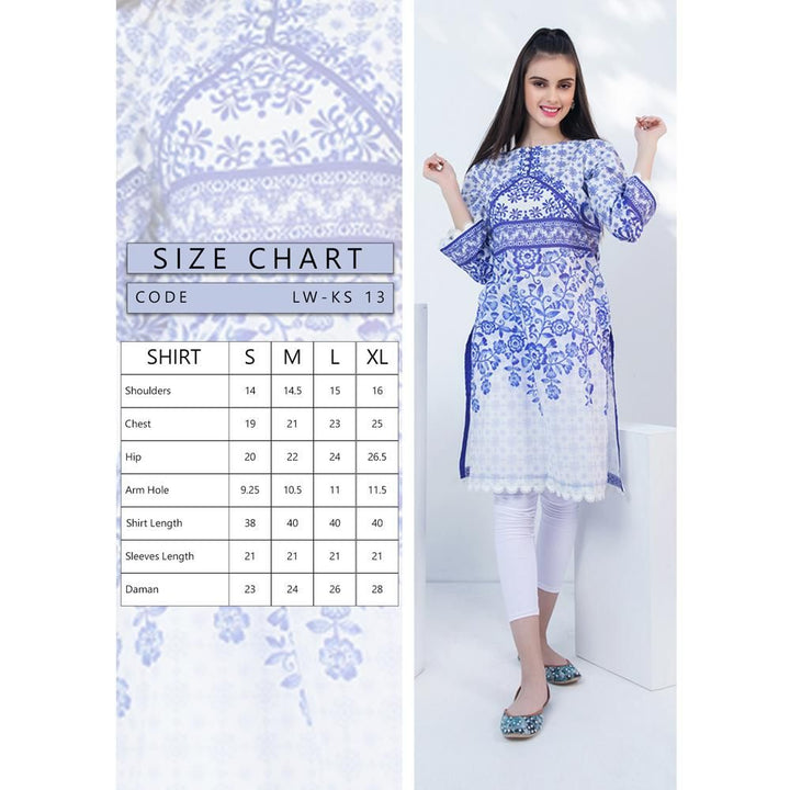 Keshia- Stitched Printed Kurti Bundle 12