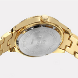 Curren Golden Stainless Steel Chain Watch