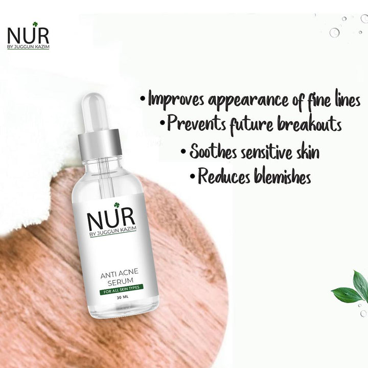 Nur By Juggan Kazim- Anti Acne Serum, 30ml