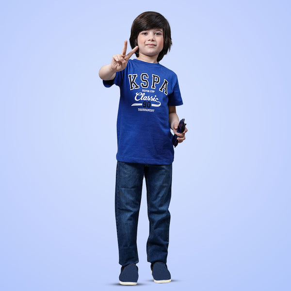 Kids Polo Association- Royal Blue Tee Shirt