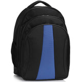 Silk Avenue- LS00399 Black / Blue Backpack Rucksack School Bag