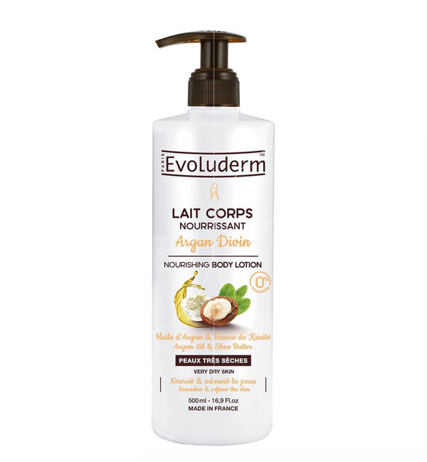 Evoluderm - Lait Corps Nourissant Argan Divin - 500ml