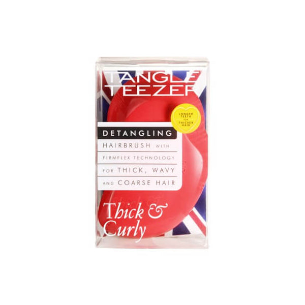 Skin Store- Tangle Teezer Thick & Curly Detangling Hairbrush - Salsa Red