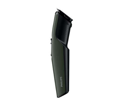 Philips Beard Trimmer 1mm Stubble Comb, USB Charging Cable, 5 -7 mm Beard combs, 8 Hr Charge - Up to 30 min run time, Black color, Battery Low Indicator