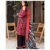 Flame – 2 Piece Embroidered Unstitched Lawn Shirt & Dupatta