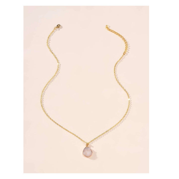 Romwe- Crystal Pendant Necklace