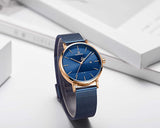 NAVIFORCE- Women's Analog Quartz Watch with Stainless Steel Bracelet NF3008 Blue