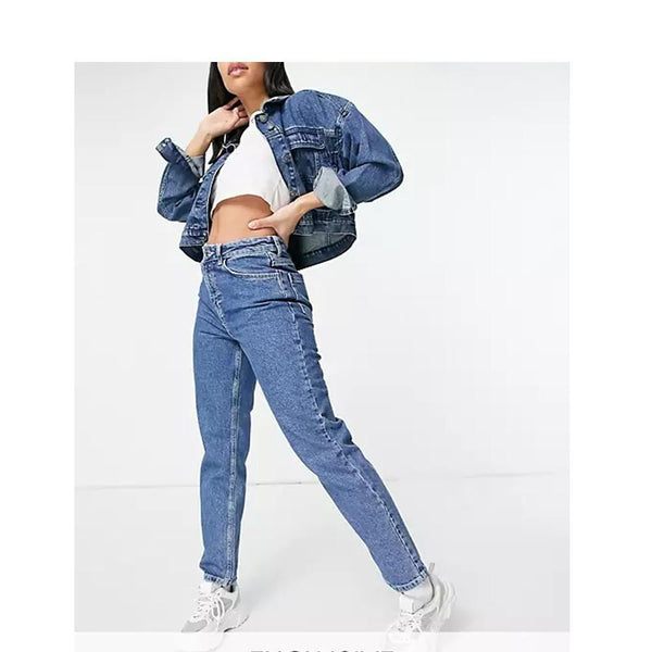 ASYOU 90s- Straight Jeans In Blue For Women