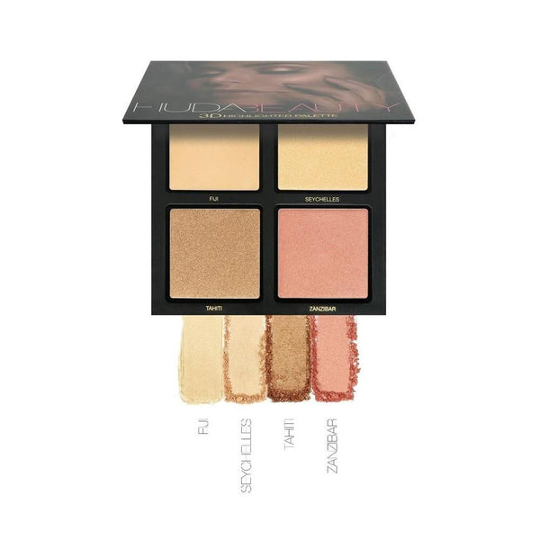 Huda beauty- The Golden Sands Edition 3D Highlight Palette( 3 x 8g, 10g )