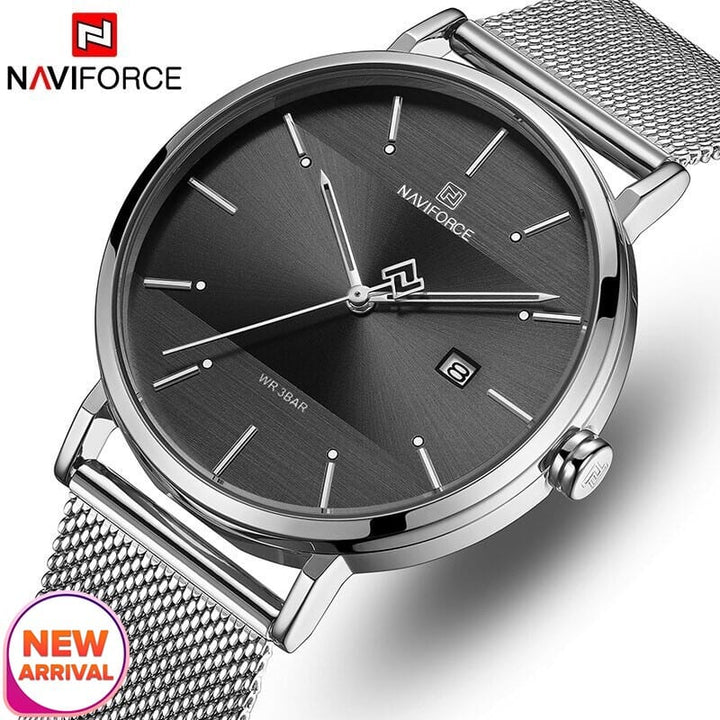 NAVIFORCE- Women's Analog Quartz Watch NF3008 Silver