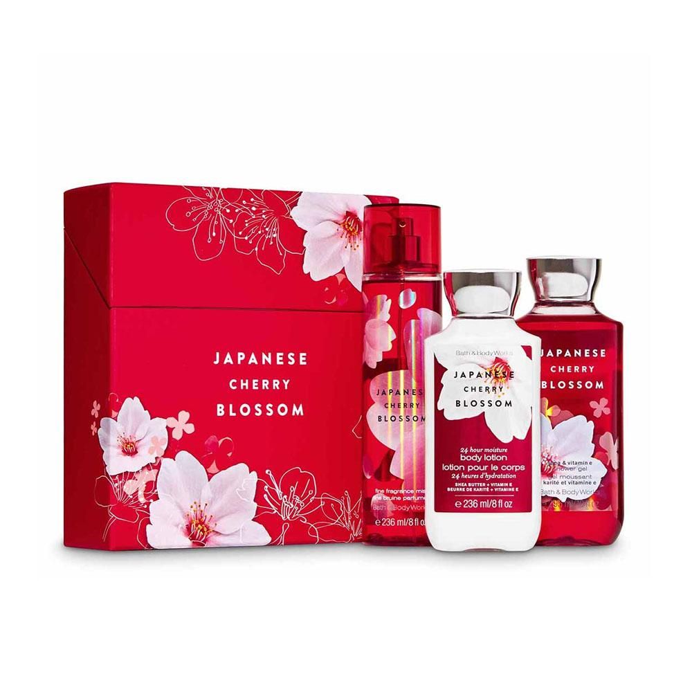 Bath & Body Works Japanese Cherry Blossom Gift Box Set Bagallery